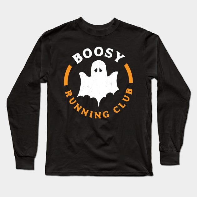 Boosy Running Club Long Sleeve T-Shirt by PodDesignShop